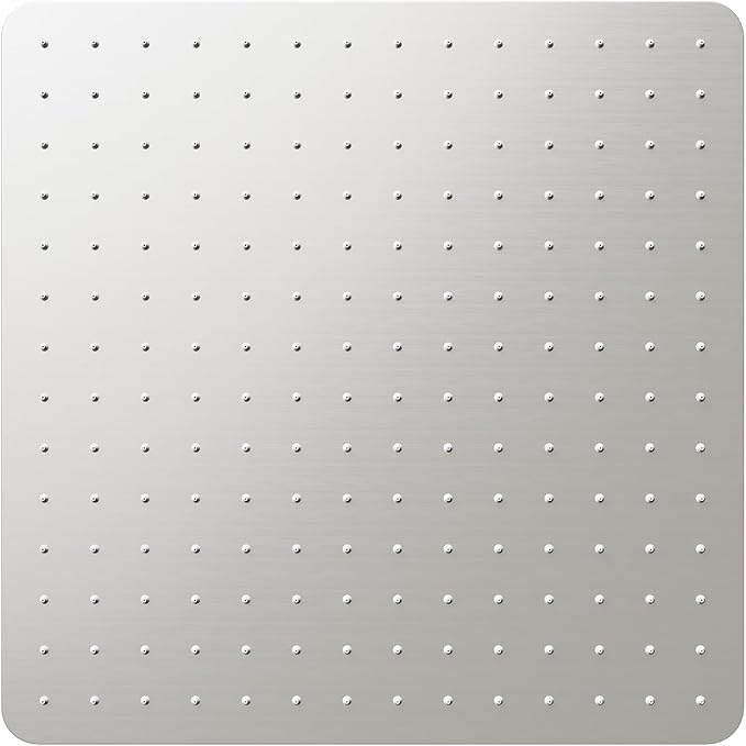 VBFF-Shower Head,rain shower head, 16 inch- Square Shower Head, 1.8 GPM Flow Rate, rainfall showerhead,VBFF10 (Brushed Nickel)