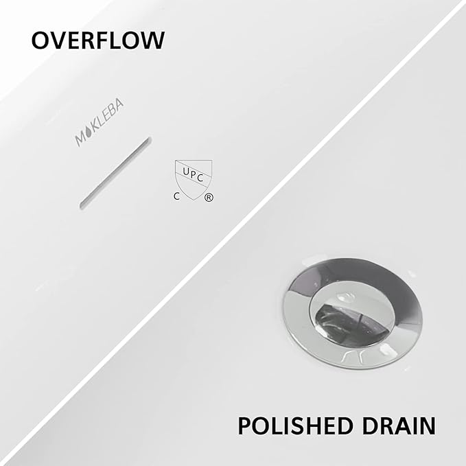 63" Acrylic Freestanding Bathtub, Elegant Skirted Free Standing Tub, Soaking Tub with Integrated Slotted Overflow, Toe-Tap Chrome Drain, cUPC Certified, Glossy White