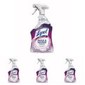 Lysol Mold & Mildew Remover Spray, Bathroom & Shower Cleaner, Disinfectant Spray, Stain Remover with Bleach, Tough on Black Mold, Multipurpose Cleaner for Home and Kitchen, 32oz (Pack of 4)