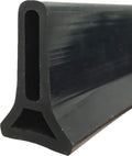 118Inch Collapsible Shower Threshold Water Dam 2" High Shower Barrier Water Stopper 2" Tall Shower Water Guard To Keep Water In Shower Dry And Wet Separation Bathroom Wheelchair Accessible Black