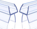 Frameless Shower Door Bottom Seal 2-Pack Think 1/4"(6mm) Long 36''(914mm) Shower Door Sweep to Create a Water Barrier Shower Door Seal Strip Design to Stop Leaks