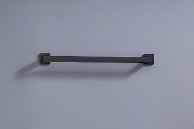 10 Pack Matte Black Bathroom Hardware Set - SUS304 Stainless Steel Wall-Mounted Towel Bar, Holder & Racks, 23.6 Inch