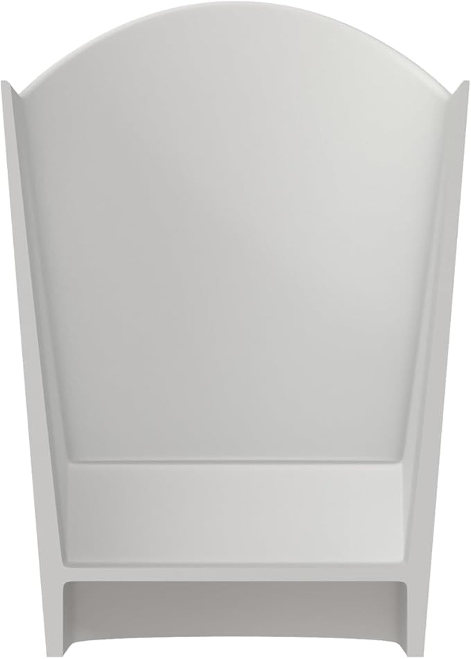 43" Stone Resin Janpanese Soaking Tub, Freestanding Deep Soaking Bathtub with Seat Desgin,Toe-tap Chrome Right Drain, Slotted Overflow, cUPC Certified, in Matte White AMG026-1100