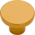Ravinte 5 Pack Cabinet Knobs Earthy Yellow Kitchen Cabinet Knobs Round Dresser Drawer Pulls Closet Door Pulls 1-1/5 Inch