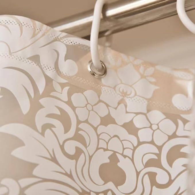 Stall Shower Curtain Liner 72 x 72 inch Plastic Shower Liner Washable Inside Shower Curtain Liner PEVA Shower Curtains for Bathroom with Magnets and Rustproof Metal Grommet Holes