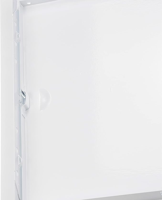 8" x 10" White Metal Access Door. Shaft Door Panel for Plumbing, Electricity, Heating, Alarm. Bathroom Access Hole Cover