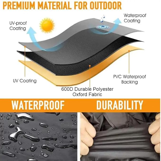 High Quality Insulated Cover for Freestanding Outdoor Showers, Waterproof, Dustproof, Wind-Resistant, Sunlight-Resistant, Snow-Resistant. Suits Most Models, Outdoors Solar Shower 600D Oxford Fabric
