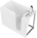 ANZZI Fast Drain Quick Fill Walk-In Right Drain Soaker Tub Chromatherapy LED Lights Acu-Stream Jets Aromatherapy | ADA-Compliant Safety Tub with Durable Gelcoat 53"x26"
