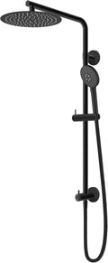 BATH ROYALE Rain Shower Head & Detachable Handheld Spray Combo, Easy Install & 3 Spray Modes, Matte Black