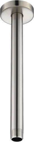 Celling Mounted Extention Stainless Steel High Density Thickened Thread Shower Arm and Shower Arm Flange for U4999-SS 10-inch, Brilliance Stainless