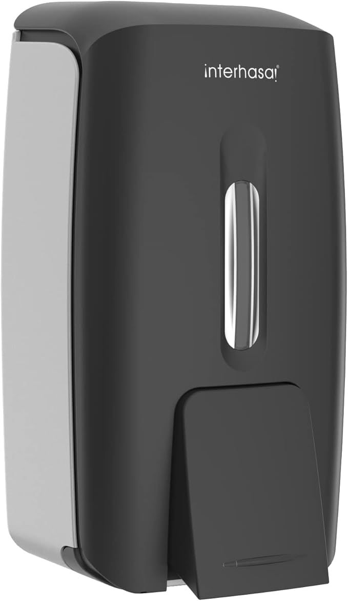 interhasa! Soap Dispenser Wall Mount Refillable 28oz Hand Sanitizer Dispenser Commercial Hand Soap Dispenser for Bathroom Support Liquid Gel Soap