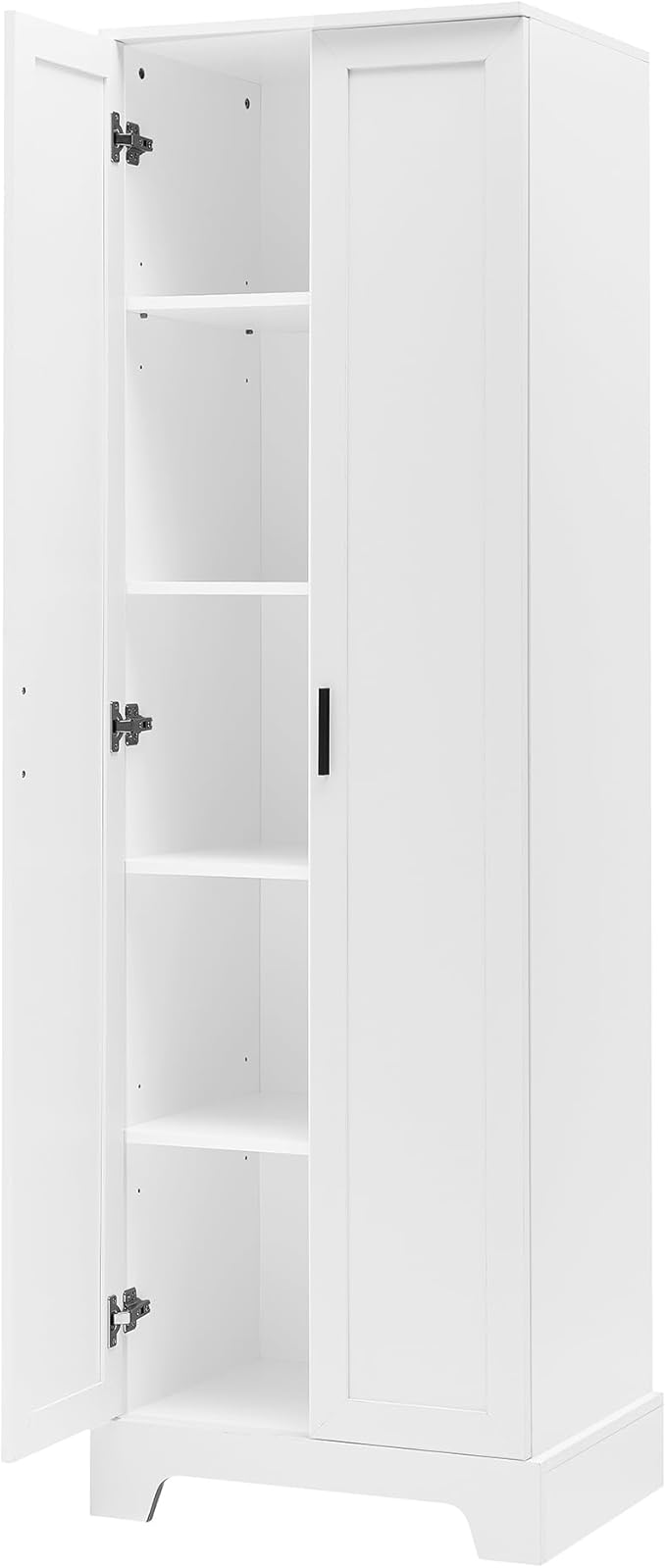 Favfurish 71" Tall Bathroom Storage Cabinet with Doors,Modern Linen Cabinets w/Adjustable Shelves & Anti-Tipping Device,Easy Assembly,Freestanding Organizer for Dining Room,Kitchen,Office,White