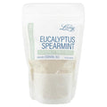 Luxiny Vegan Milk Bath Soak Made with Moisturizing Coconut Milk Powder, Essential Oil, & Sweet Almond Oil for a Bath Bomb Dust Soothing Fizz & Relaxing Soak, 8 oz. (Eucalyptus Spearmint)