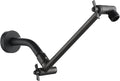 Shower Head Arm, Adjustable Shower Extension Arm for Rain Showerheads, Angle & Height Adjustable Shower Head Extender Arm, G1/2 Universal Connector, Easy to Install (Oil Rubbed Bronze, 10 Inch)