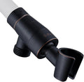 G-Promise Metal Shower Head Holder for Hand Held, Adjustable Bracket, Universal Shower Arm Mount, Oil-Rubbed Bronze Finish