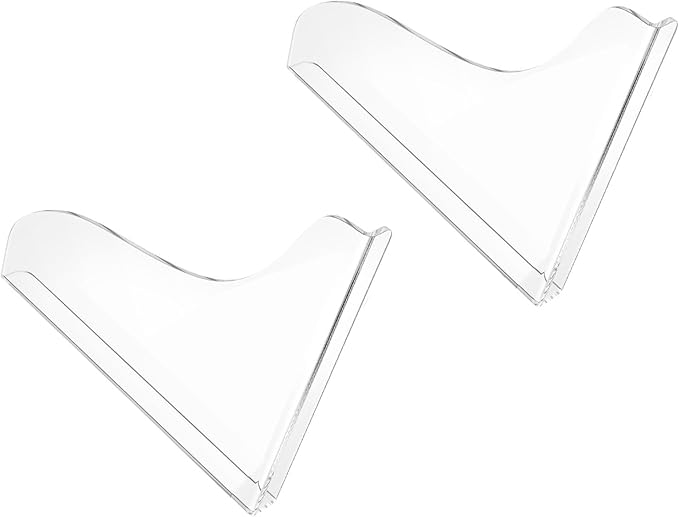 2 Pack Clear Acrylic Shower Splash Guard for Bathtub Corner Water Barrier Adhesive Tub Edge Protector