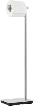 KES Freestanding Toilet Paper Holder Stand 26.2 Inch, Toilet Paper Roll Holder for Bathroom Floor SUS304 Stainless Steel Brushed Steel, BPH286S66A-2