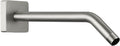 G-Promise All Metal 10-Inch Shower Arm with Flange, Wall-Mounted Stainless Steel Shower Pipe Replacement for Fixed and Handheld Shower Heads, Brushed Nickel