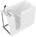 ANZZI Walk In Tub 53'' x 26'' Left Drain Soaking in White, Indulge in Ultimate Luxury, Comfort, and Safety with ANZZI Walk-in Tubs | Quick Fill, Therapeutic Soaking Tub