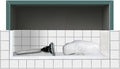 Shower Niche Insert Tile Ready, Recessed Wall Niche, Shower Inserts Kit for Bathroom Wall, Recessed Shelf Insert, Lightweight, Grid Surface for Easy Tile Application, Small Rectangle, 14x8 Inches