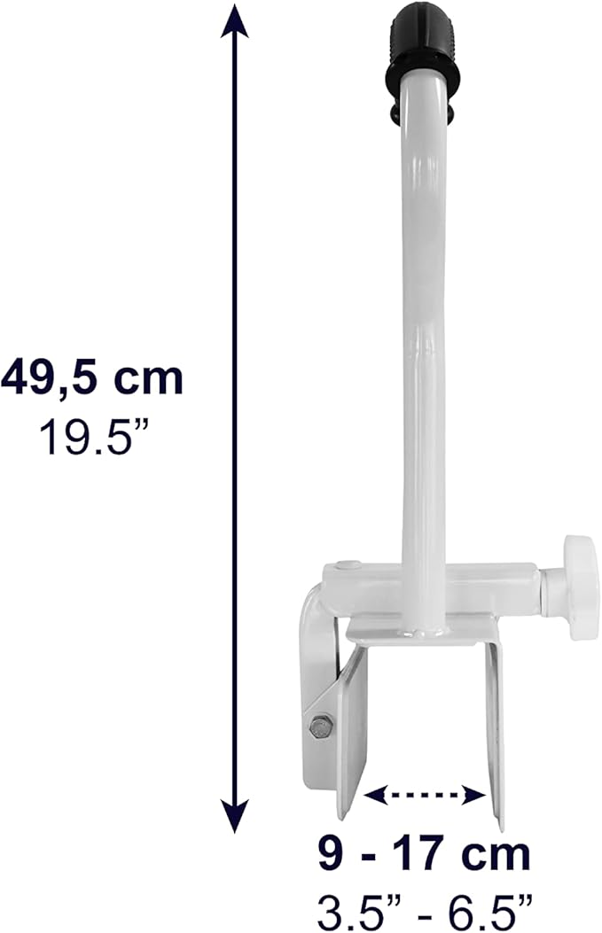 KMINA Bathtub Safety Rail, Padded Non-Slip Grip, Adjustable Grab Bar for Side of Tub, Elderly and Disabled, Fits Over 3.15 Inch Tub Walls, Grey