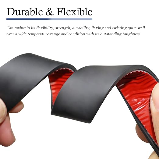 Neoprene Rubber Strips Self Adhesive Solid Rubber Sheets, Rolls & Strips for DIY Gaskets Crafts Pads Seals Warehouse Flooring Neoprene Sheet with Adhesive Backing (1" Wide x 1/5" Thick x 20' Long)