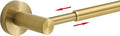 BESy Adjustable 15 to 26 Inch Single Bath Towel Bar for Bathroom SUS304 Stainless Steel Towel Holder, Wall Mount with Screws Hand Towel Bar Rod Hotel Style, Brushed Gold