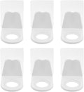 10Pcs Adhesive Hook Rack Multi-Purpose Storage Rack Wall-Mounted Shower Gel Bottle Holder White Hole-Free Bathroom Hook for Shower and Kitchen Use