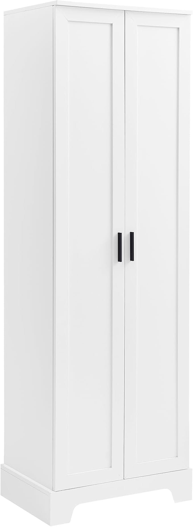 Favfurish 71" Tall Bathroom Storage Cabinet with Doors,Modern Linen Cabinets w/Adjustable Shelves & Anti-Tipping Device,Easy Assembly,Freestanding Organizer for Dining Room,Kitchen,Office,White
