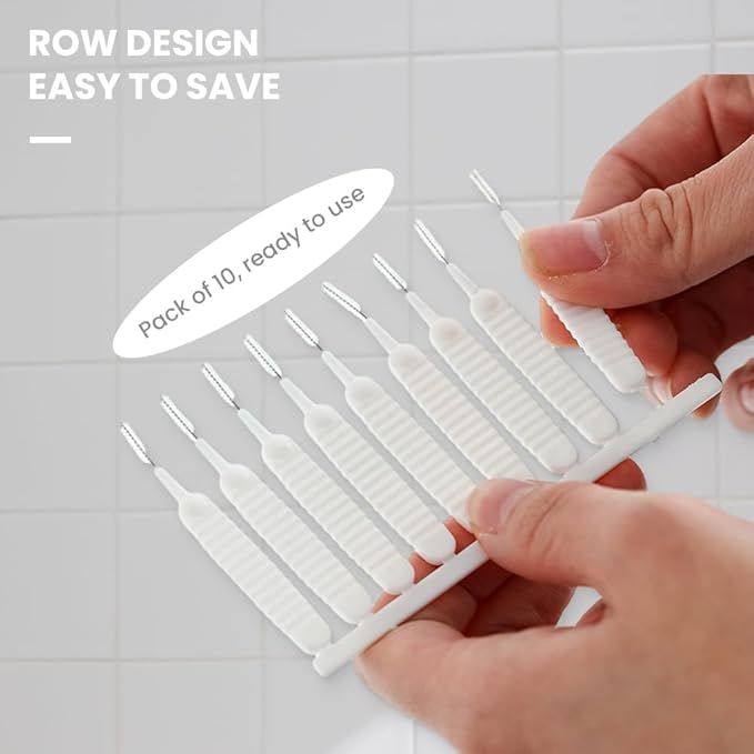 Multifunctional Shower Cleaning Tools Shower Cleaning Brush,2025 Upgrade Shower Head Cleaning Brush for Small Hole with Storage Boxes for Household Bathroom. (10 Pack)