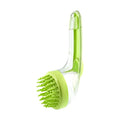 Pet Bathing Brush – Gentle Dog And Cat Scrubber With Integrated Soap Dispenser, Massage Cleansing Tool | Perfect For Puppies Kittens Cats, Home Use, Travel, Pool And Beach Bathing, Grooming Sessions