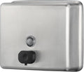 Stainless Steel Extra Large 1400ml/47oz Capacity Industrial Grade Soap Dispenser, Commercial Wall Mount Bathroom Hand Soap Dispenser with Corrosion Proof Lining and Anti-Leak Pump