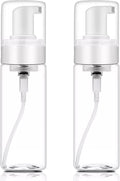 Foam Bottle Dispenser,2pcs 200ml/7OZ Foaming Pump Bottle Foam Soap Bottle Dispenser Transparent Empty Spray Bottles Foaming Hand Soap Dispenser Bottles Refillable Soap Dispenser