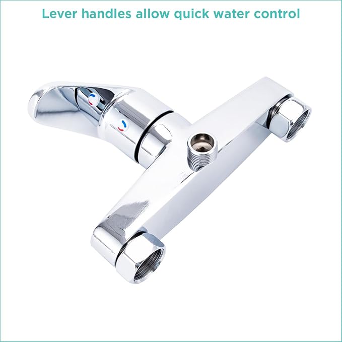 Lever Faucet for Grooming Tubs with 6" Center Mounts Compatible Walk-in Tubs, Ideal for Dog Nail Trimmers, Kitchen Essentials, and Kitchen Gadgets