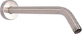 HarJue Shower Arm with Flange and Teflon Tape, Wall Mounted Shower Pipe 304 Stainless Steel Extension Arm for Fixed Shower Head & Handheld (12 Inches, Brushed Nickel)