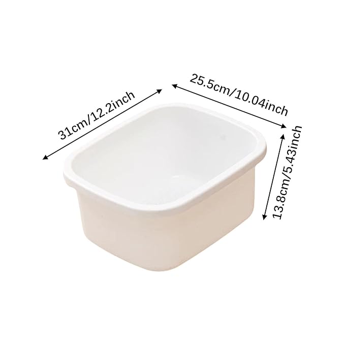 Foot Bath for Soaking Feet,Lightweight,Pedicure Foot Soak,Foot Bathtub,Foot Bucket Foot Soak Tub for Foot Soak Bath Pedicure, white S