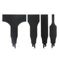 4PCS 2/5-4inch HCS reciprocating Saw Blade Saber Shovel Length Cleaning Tool for Removing Tile Grout Glue Gaps, etc.……