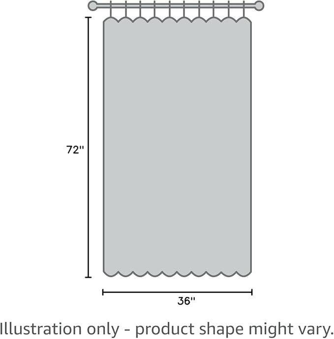 UFRIDAY Clear Shower Stall Curtain Liner 36 x 72 inches,3D Water Cube Small Size Shower Curtain with 2 Heavy Magnets Water Resistant for Shower Stall Bathtubs, Semi Transparent