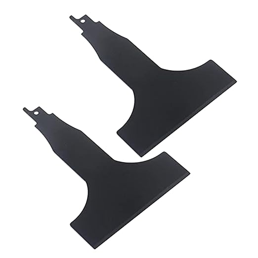 2pcs 4 inch (100mm) HCS reciprocating Saw Blade Saber Shovel Length Cleaning Tool for Removing Tile Grout Glue Gaps, etc.…