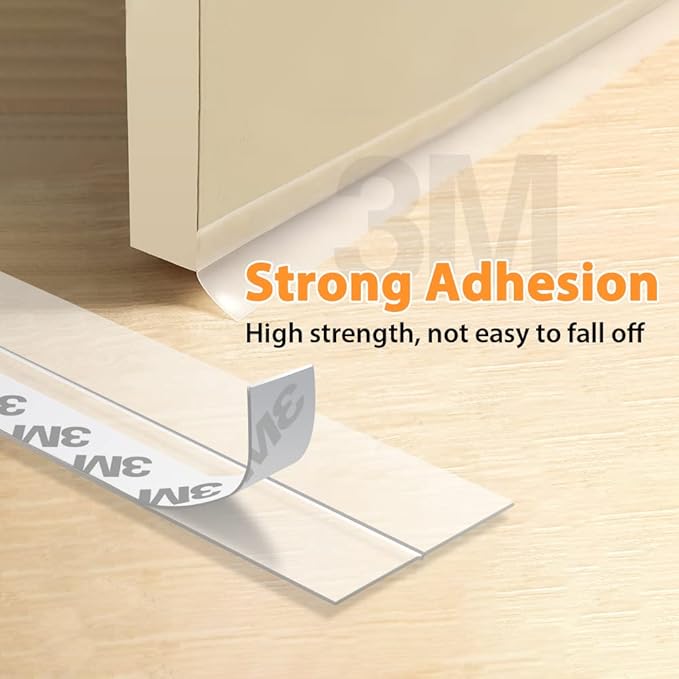 33.5 FT Weather Stripping Door Seal Strip,Shower Door Bottom Seal,Self Adhesive Door Insulation Strip for Door Frame,Windows and Shower Glass Gaps (Transparent, 25+35mm)