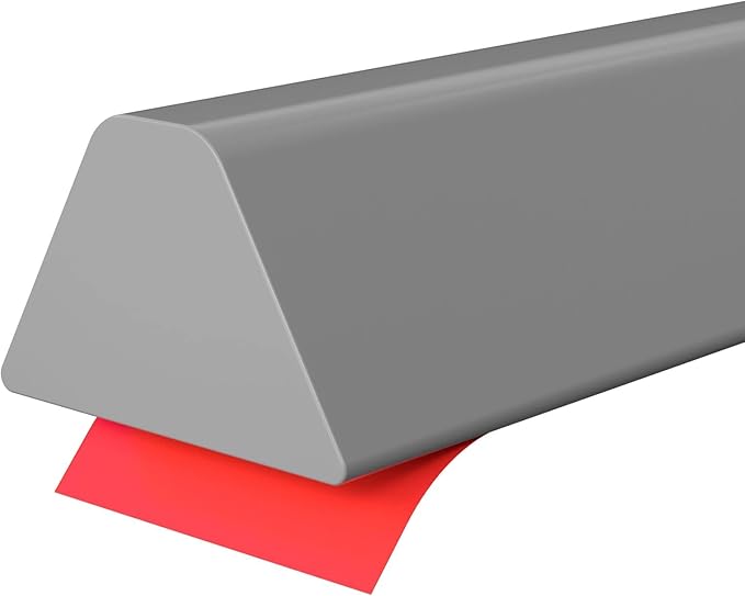 39 Inch Collapsible Shower Water Dam, Shower Threshold Water Dam Shower Barrier, Dry and Wet Separation Door Dam Water Stopper Kitchen Shower Threshold Silicon Water Blocker(Mini Trapezoid)