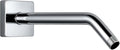 G-Promise All Metal 10-Inch Shower Arm with Flange, Wall-Mounted Stainless Steel Shower Pipe Replacement for Fixed and Handheld Shower Heads, Chrome