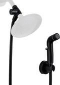 G-Promise Dog Shower Sprayer Attachment for Fast and Clean Pet Showering, Multifunctional Shower, Metal Diverter, 86 Inch Extra Long Hose, No Drill Hook, Dog Washing-Bathroom (Matte Black)