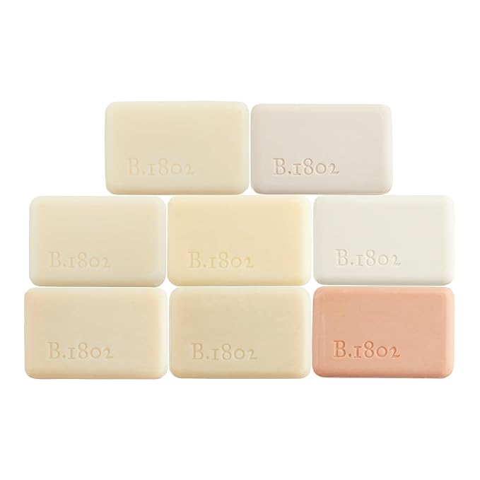 Beekman 1802 Goat Milk Bar Soap Gift Set - 9 oz (Pack of 8) - Nourishes, Moisturizes & Hydrates - 100% Vegetable Soap with Lactic Acid - Good for Sensitive Skin - Cruelty Free