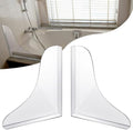 4 Pack Shower Splash Guard – Waterproof Self-Adhesive Shower Water Guard, Flexible Bathtub Corner Splash Barrier, Easy Install Shower Leak Guard for Tub and Walk in Shower(9.25 x 11.25 inch)