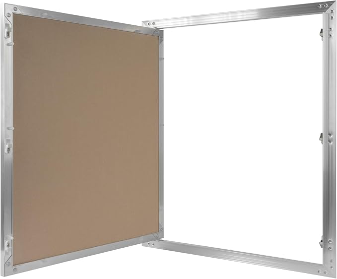 20" x 24" Inch Aluminum Drywall Access Panel - Service Shaft Door - Plumbing, Electricity, Heating, Alarm Wall Inspection hatch for Drywall - Bathroom Service Access Hole Cover