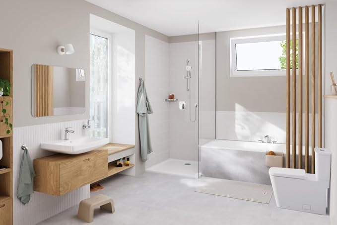 Grohe 1018980000 Cubeo Single Hole Single Handle S-Size Bathroom Faucet, 1.2 GPM, Starlight Chrome