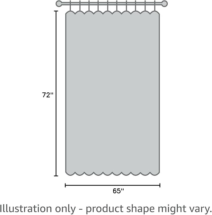 AmazerBath Shower Curtain Liner 2 Pack, 72 x 65 Inches PEVA Plastic Shower Liner with Heavy Duty Stones and 12 Rustproof Metal Grommet, Lightweight Waterproof Shower Curtain - White