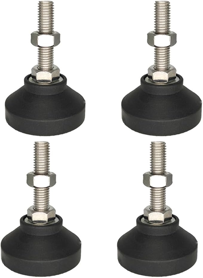 Adjustable Leveling Foot,Small Equipment Foot ，Base Diameter 40mm, Thread M8 * 55 mm