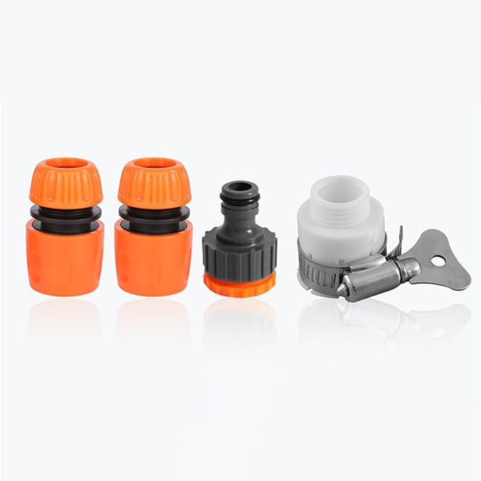 Hose Nozzle - Water Spray Attachment, 8 Adjustable Watering Patterns with Comfortable Grip, Durable Design with Easy Use, Garden and Car Accessory for Washing Vehicles, Showering Pets